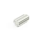 1-przewodowe gniazdo CAGE CLAMP®, pełna ochrona przed błędnym wetknięciem, jasnoszary 734-110/008-000