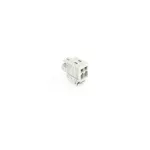 1-przewodowe gniazdo CAGE CLAMP®, pełna ochrona przed błędnym wetknięciem, jasnoszary 734-102/008-000