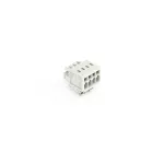 1-przewodowe gniazdo CAGE CLAMP®, pełna ochrona przed błędnym wetknięciem, jasnoszary 734-104/008-000