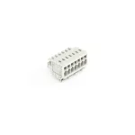 1-przewodowe gniazdo CAGE CLAMP®, pełna ochrona przed błędnym wetknięciem, jasnoszary 734-107/008-000