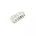 1-przewodowe gniazdo CAGE CLAMP®, pełna ochrona przed błędnym wetknięciem, jasnoszary 734-112/008-000