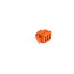 1-przewodowe gniazdo CAGE CLAMP®, pełna ochrona przed błędnym wetknięciem, pomarańczowa 734-203/037-000