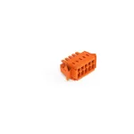 1-przewodowe gniazdo CAGE CLAMP®, pełna ochrona przed błędnym wetknięciem, pomarańczowa 734-205/037-000