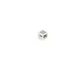 Wtyk THT 1.0 x 1.0 mm solder pin konstrukcja kątowa, jasnoszary 734-162