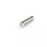 Wtyk THT Pin lutowniczy 1,0 x 1,0 mm konstrukcja prosta, jasnoszary 734-140