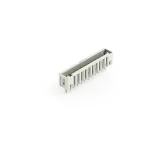 Wtyk THT Pin lutowniczy 1,0 x 1,0 mm konstrukcja prosta, jasnoszary 734-142