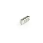 Wtyk THT pin lutowniczy 1,0 x 1,0 mm konstrukcja prosta, jasnoszary