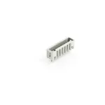 Wtyk THT pin lutowniczy 1,0 x 1,0 mm konstrukcja prosta, jasnoszary