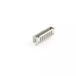 Wtyk THT pin lutowniczy 1,0 x 1,0 mm konstrukcja prosta, jasnoszary