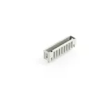 Wtyk THT pin lutowniczy 1,0 x 1,0 mm konstrukcja prosta, jasnoszary