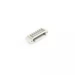 Wtyk THT 1.0 x 1.0 mm solder pin konstrukcja kątowa, jasnoszary 734-167/108-000