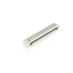 Wtyk THT pin lutowniczy 1,0 x 1,0 mm konstrukcja kątowa, jasnoszary