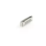Wtyk THT pin lutowniczy 1,0 x 1,0 mm konstrukcja prosta, jasnoszary