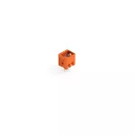 Wtyk THT Pin lutowniczy 1,0 x 1,0 mm konstrukcja prosta, pomarańczowy 734-232