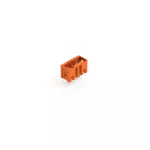 Wtyk THT Pin lutowniczy 1,0 x 1,0 mm konstrukcja prosta, pomarańczowy 734-234