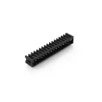 Wtyk THR Pin lutowniczy 1,0 x 1,0 mm konstrukcja kątowa, czarny 734-176/105-604