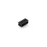 Wtyk THR pin lutowniczy 1,0 x 1,0 mm konstrukcja kątowa, czarny