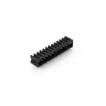 Wtyk THR pin lutowniczy 1,0 x 1,0 mm konstrukcja kątowa, czarny