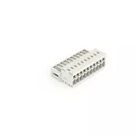 Wtyk 1-przewodowy CAGE CLAMP®, pełna ochrona przed błędnym wetknięciem, jasnoszary 734-310