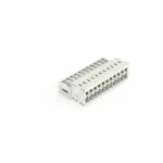 Wtyk 1-przewodowy CAGE CLAMP®, pełna ochrona przed błędnym wetknięciem, jasnoszary 734-311