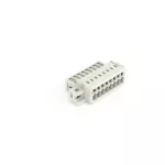 Wtyk 1-przewodowy CAGE CLAMP®, pełna ochrona przed błędnym wetknięciem, jasnoszary 734-308/019-000