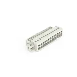 Wtyk 1-przewodowy CAGE CLAMP®, pełna ochrona przed błędnym wetknięciem, jasnoszary 734-313/019-000