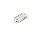 Wtyk 1-przewodowy CAGE CLAMP®, pełna ochrona przed błędnym wetknięciem, jasnoszary 734-309/019-000