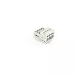 Wtyk 1-przewodowy CAGE CLAMP®, pełna ochrona przed błędnym wetknięciem, jasnoszary 734-304/018-000