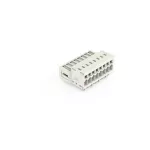 Wtyk 1-przewodowy CAGE CLAMP®, pełna ochrona przed błędnym wetknięciem, jasnoszary 734-308/018-000