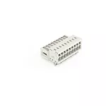 Wtyk 1-przewodowy CAGE CLAMP®, pełna ochrona przed błędnym wetknięciem, jasnoszary 734-309/018-000
