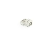 Wtyk 1-przewodowy CAGE CLAMP®, pełna ochrona przed błędnym wetknięciem, jasnoszary 734-303/109-000