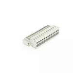 Wtyk 1-przewodowy CAGE CLAMP®, pełna ochrona przed błędnym wetknięciem, jasnoszary 734-313/109-000