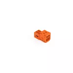 Wtyk 1-przewodowy CAGE CLAMP®, pełna ochrona przed błędnym wetknięciem. pomarańczowa 734-332
