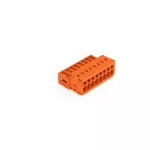 Wtyk 1-przewodowy CAGE CLAMP®, pełna ochrona przed błędnym wetknięciem. pomarańczowa 734-338