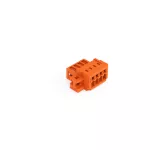 Wtyk 1-przewodowy CAGE CLAMP®, pełna ochrona przed błędnym wetknięciem. pomarańczowa 734-334/019-000