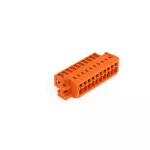 Wtyk 1-przewodowy CAGE CLAMP®, pełna ochrona przed błędnym wetknięciem. pomarańczowa 734-340/019-000