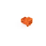 Wtyk 1-przewodowy CAGE CLAMP®, pełna ochrona przed błędnym wetknięciem. pomarańczowa 734-333/018-000