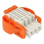 Gniazdo 1-przewodowe dźwignia Push-in CAGE CLAMP®, jasnoszary 2734-1103/038-000