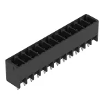 Wtyk THT Pin lutowniczy 0,8 x 0,8 mm konstrukcja prosta, czarny 714-142