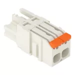 Gniazdo 1-przewodowe dźwignia Push-in CAGE CLAMP®
