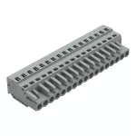 1-przewodowe gniazdo CAGE CLAMP®, szara 231-117/026-000