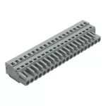 1-przewodowe gniazdo CAGE CLAMP®, szara 231-120/026-000