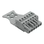 1-przewodowe gniazdo CAGE CLAMP®, szara 231-106/026-000/034-000