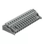1-przewodowe gniazdo CAGE CLAMP®, szara 231-114/037-000