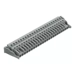 1-przewodowe gniazdo CAGE CLAMP®, szara 231-123/037-000