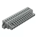 1-przewodowe gniazdo CAGE CLAMP®, szara 231-115/031-000