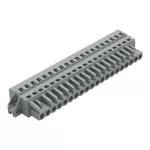 1-przewodowe gniazdo CAGE CLAMP®, szara 231-120/031-000