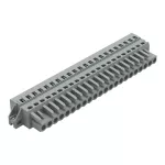1-przewodowe gniazdo CAGE CLAMP®, szara 231-122/031-000
