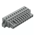 1-przewodowe gniazdo CAGE CLAMP®, szara 231-111/027-000