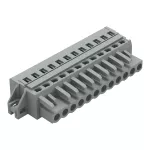 1-przewodowe gniazdo CAGE CLAMP®, szara 231-112/027-000